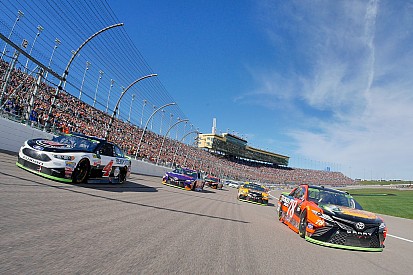 Round of 8 playoff grid set as four drivers are eliminated at Kansas