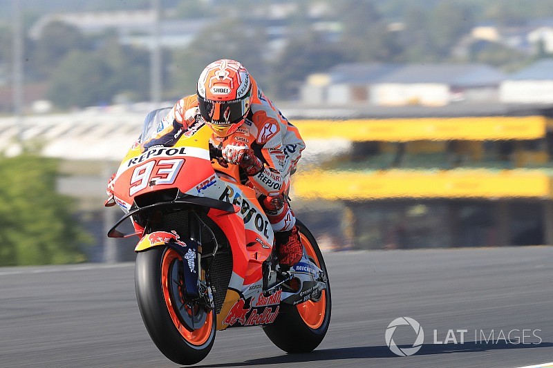 Márquez se mostró sorprendido por su buen viernes en Francia