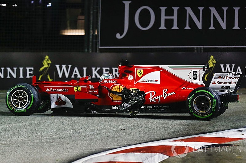 Ferrari: il crash di Singapore quanto si paga sul motore 3 di Vettel?