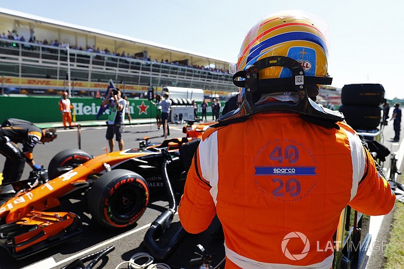 A McLaren különleges szerelése Monzából
