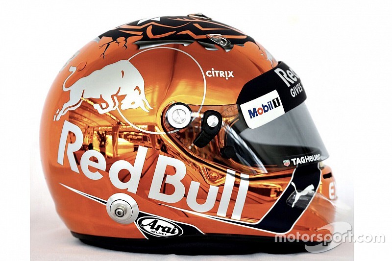 GALERIA: Verstappen revela novo capacete para GP da Bélgica