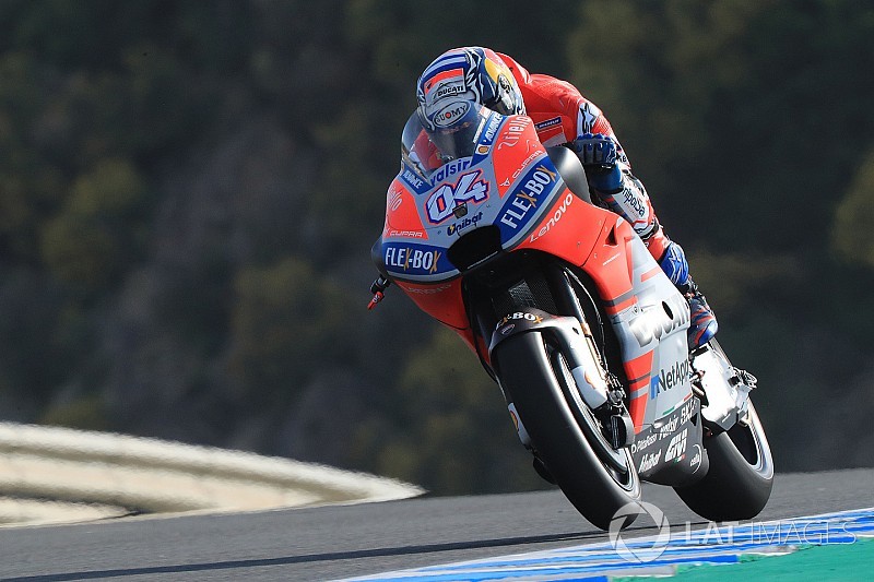 Jerez MotoGP: Dovizioso beats Marquez by 0.007s in FP1