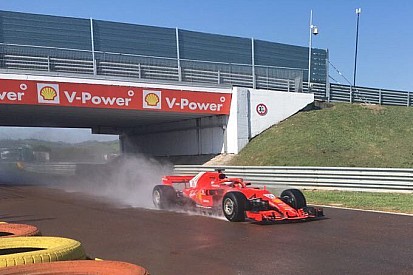 F1 test Pirelli: per Giovinazzi 124 giri sulla Ferrari con le intermedie