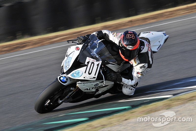 Fabrizio al Mugello con una BMW S1000: