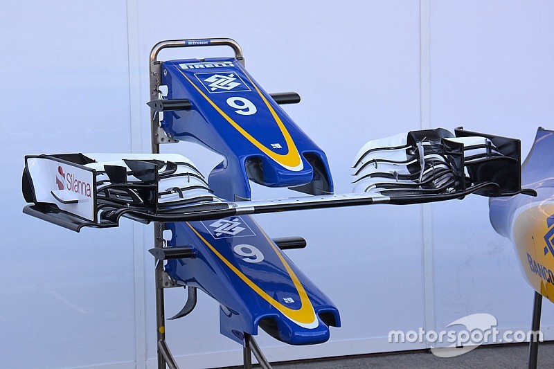 Технический брифинг: носовой обтекатель и переднее крыло Sauber C35
