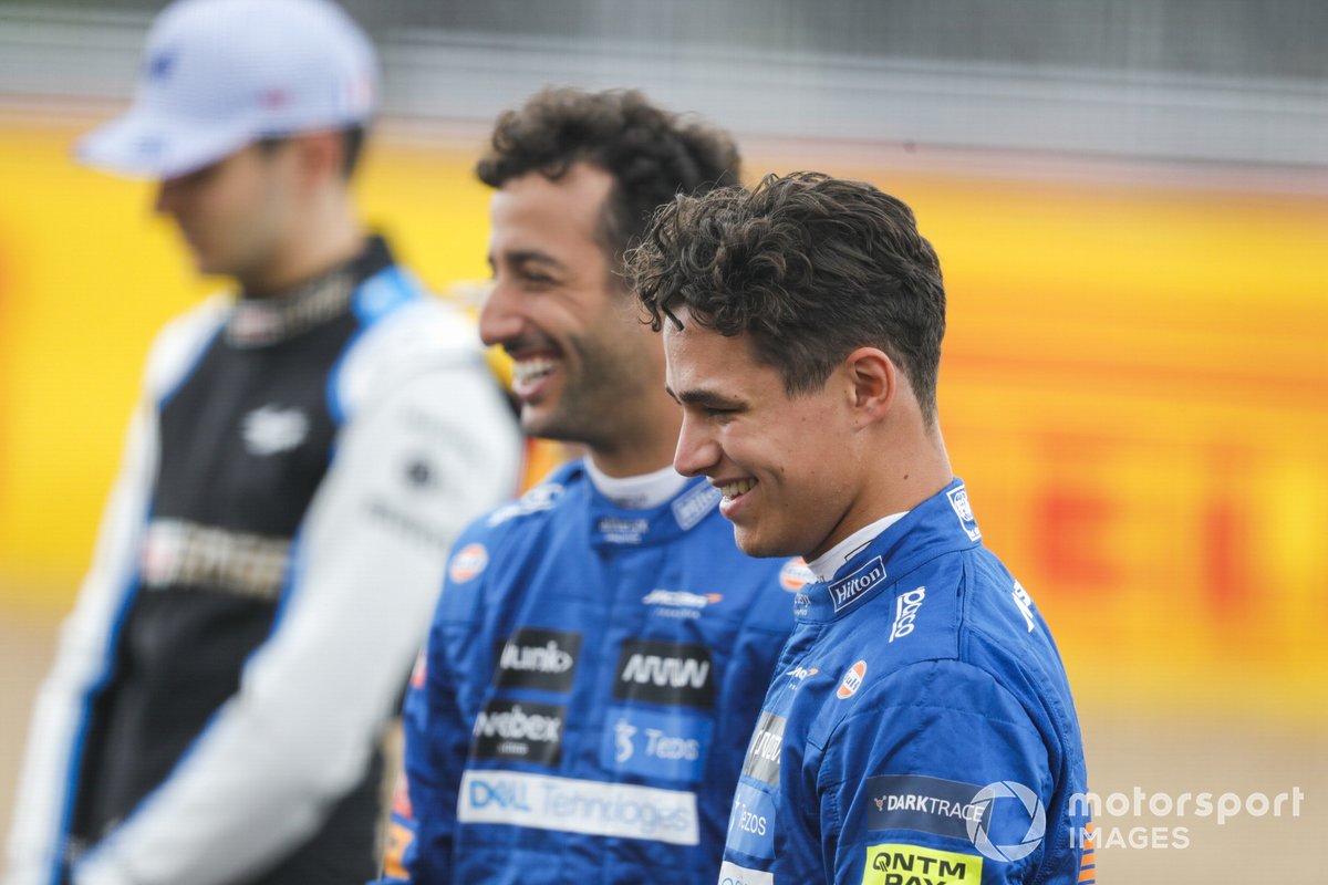 Lando Norris, McLaren and Daniel Ricciardo, McLaren