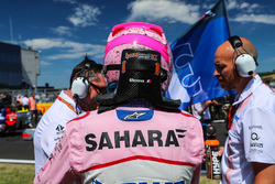 Esteban Ocon, Force India F1 en la parrilla