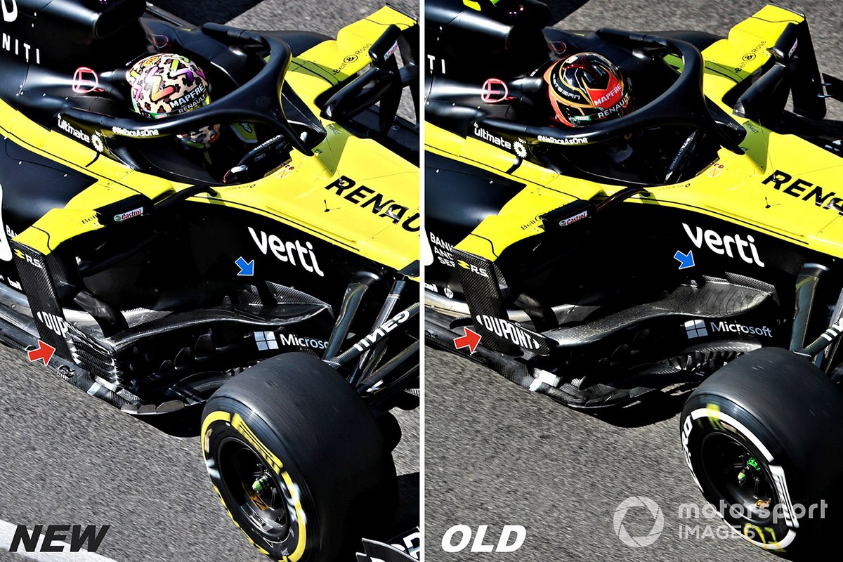 Comparación del Renault F1 Team R.S.20.