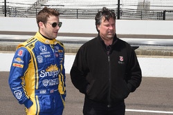 Marco Andretti, Andretti Autosport Honda, und Michael Andretti