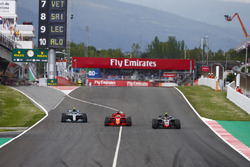 Кевін Магнуссен, Haas F1 Team VF-18, Себастьян Феттельl, Ferrari SF71H, Валттері Боттас, Mercedes
