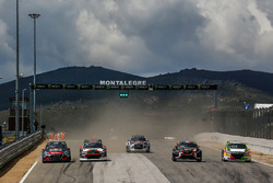 Race action, Sébastien Loeb, Team Peugeot Total, Niclas Gronholm, GRX Taneco, Andreas Bakkerud, EKS Audi Sport, Guerlain Chicherit, GC Competition, Gregoire Demoustier, Sebastien Loeb Racing