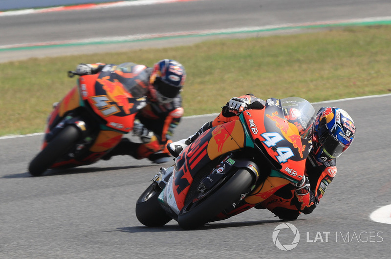 Miguel Oliveira y Brad Binder en el Red Bull KTM Ajo Moto2