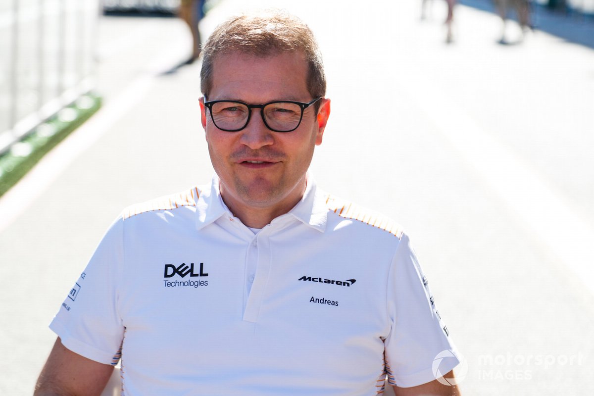 Andreas Seidl, Team Principal, McLaren