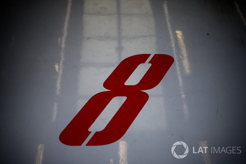Number for Romain Grosjean, Haas F1 Team VF-17