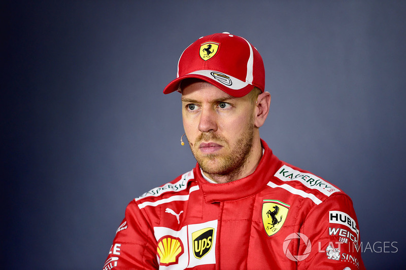 Sebastian Vettel, Ferrari nella conferenza stampa