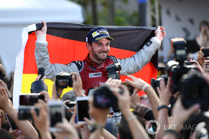 Race winner Daniel Abt, Audi Sport ABT Schaeffler celebrates victory