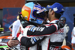 Winners Fernando Alonso, Kazuki Nakajima, Toyota Gazoo Racing