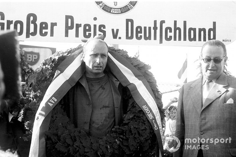 La victoire de Fangio au GP d'Allemagne 1957 est souvent citée comme l'un des plus beaux pilotages de l'Histoire