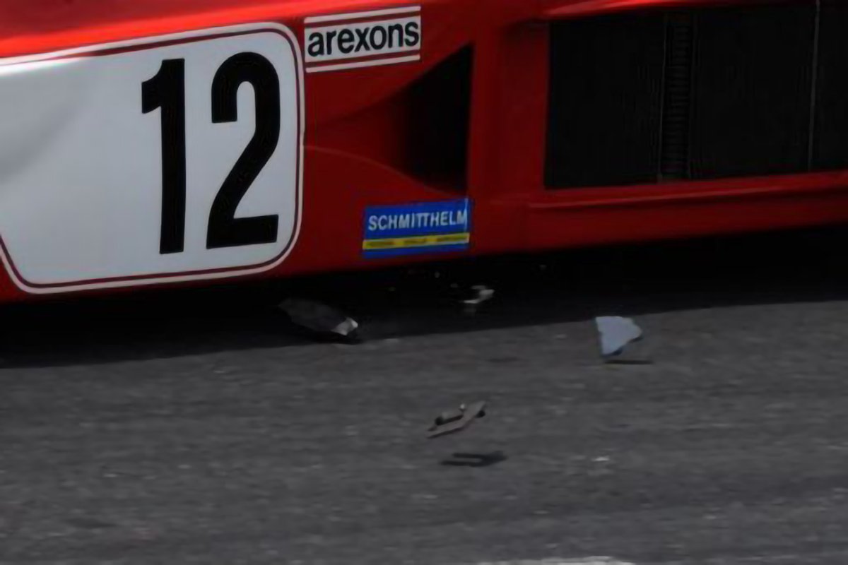 Детали элементов тормозной системы Ferrari 312 B3 Шарля Леклера на историческом Гран При Монако