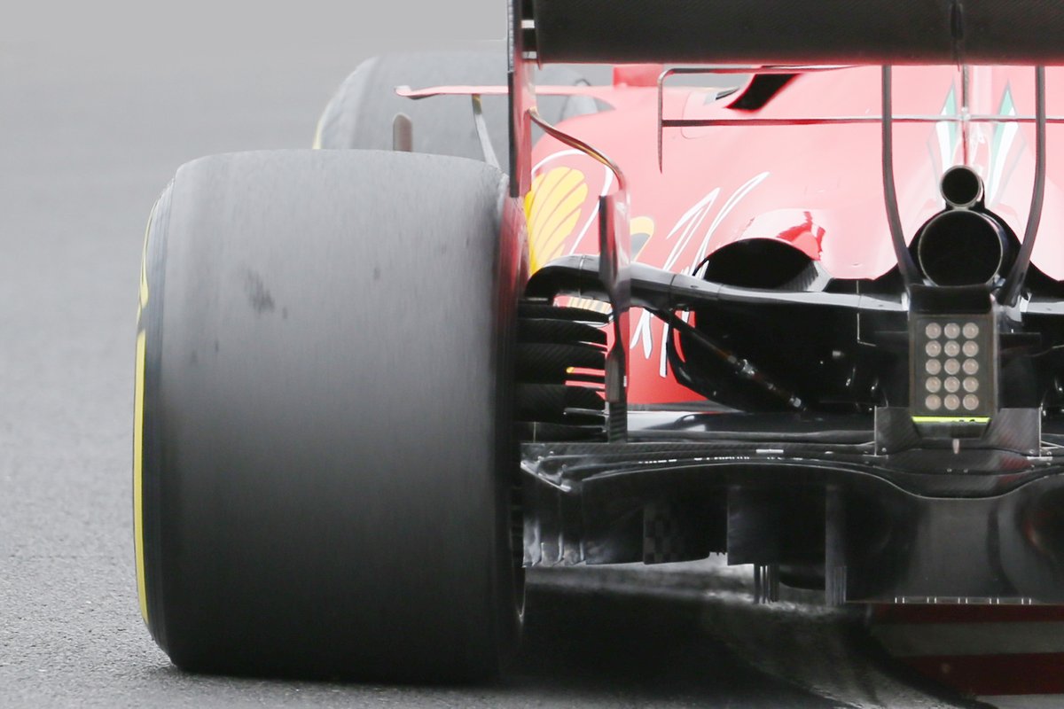 Il posteriore della Ferrari SF1000: al Ring ci saranno nuove regolazioni della sospensione dietro