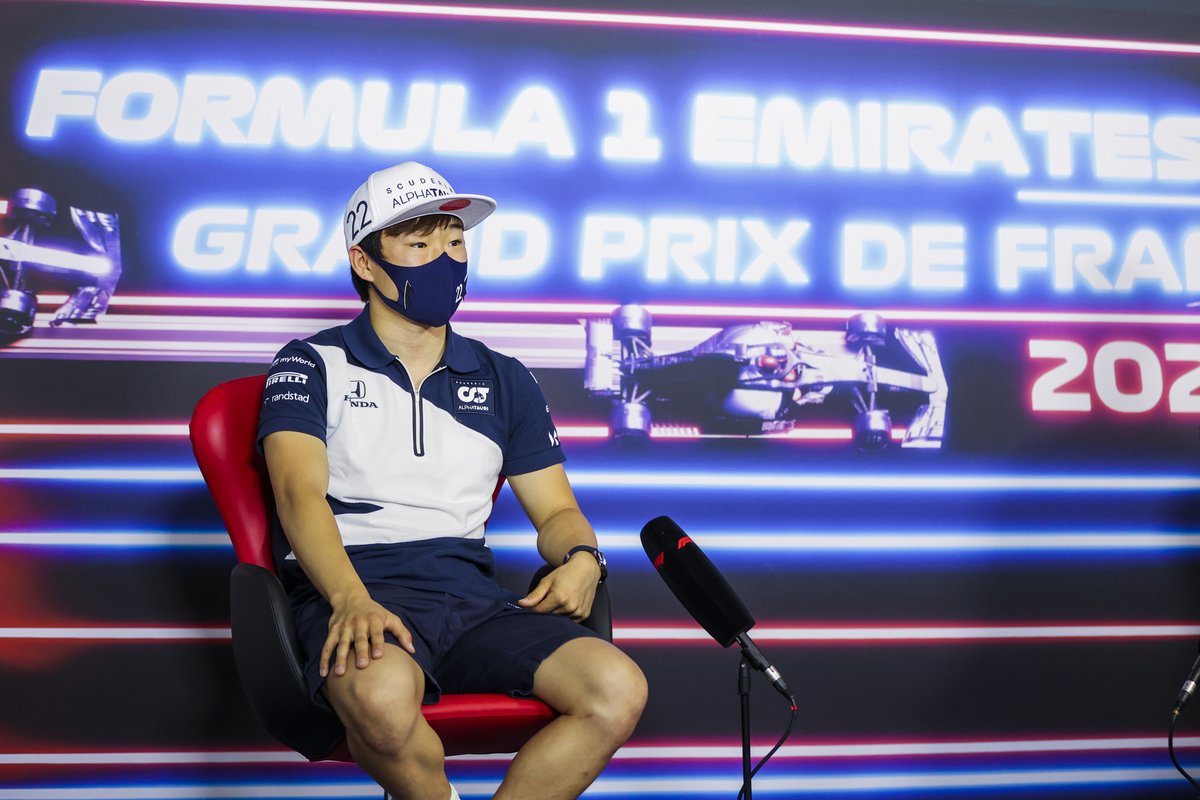 Yuki Tsunoda, AlphaTauri in the Press Conference