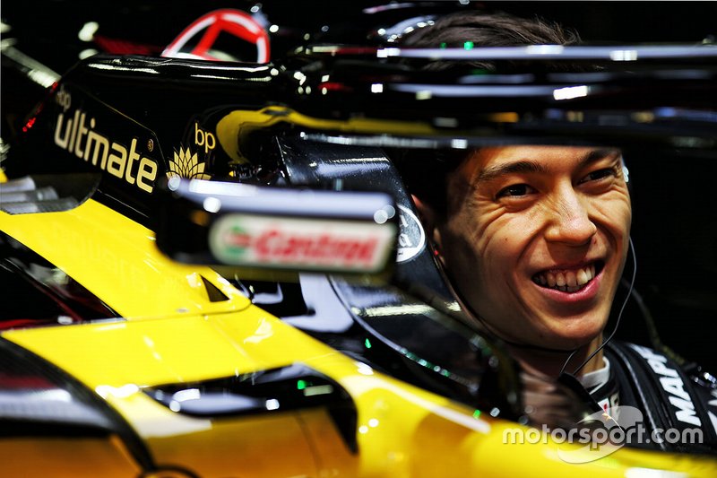 Jack Aitken, pilote d'essais Renault F1