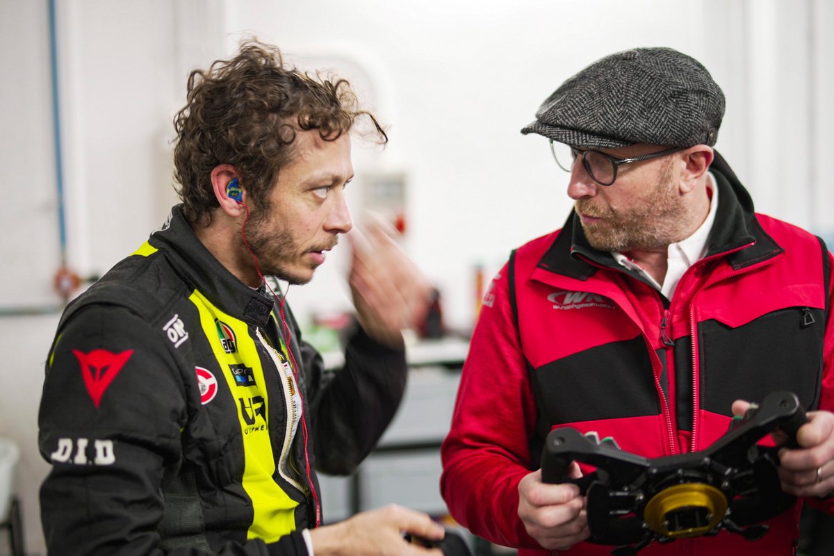 Valentino Rossi et Vincent Vosse