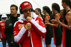 Sebastian Vettel, Ferrari nella sfilata dei piloti