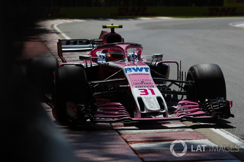 Esteban Ocon, Force India VJM11.