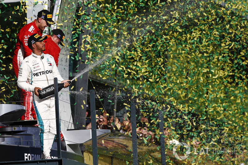 Lewis Hamilton, Mercedes AMG F1, üSebastian Vettel, Ferrari, Kimi Raikkonen, Ferrari