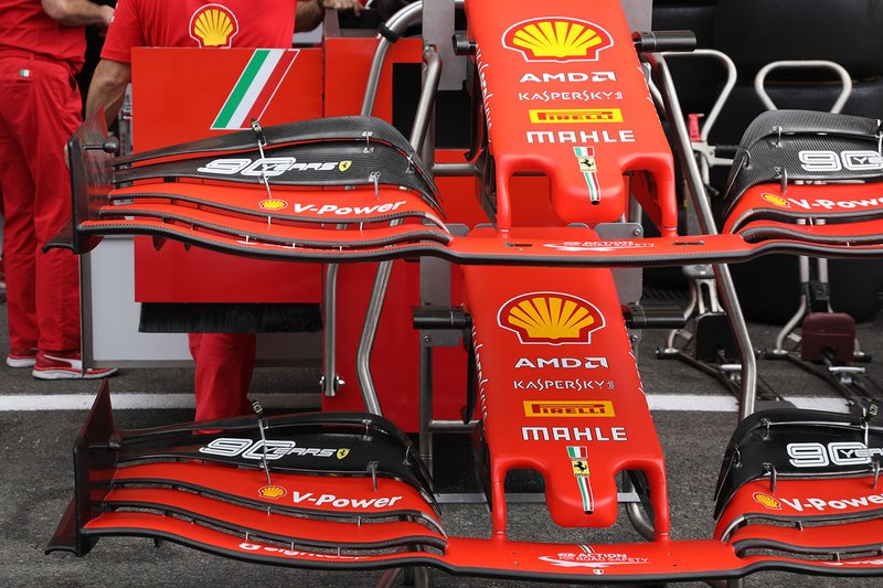 Передние антикрылья Ferrari SF90