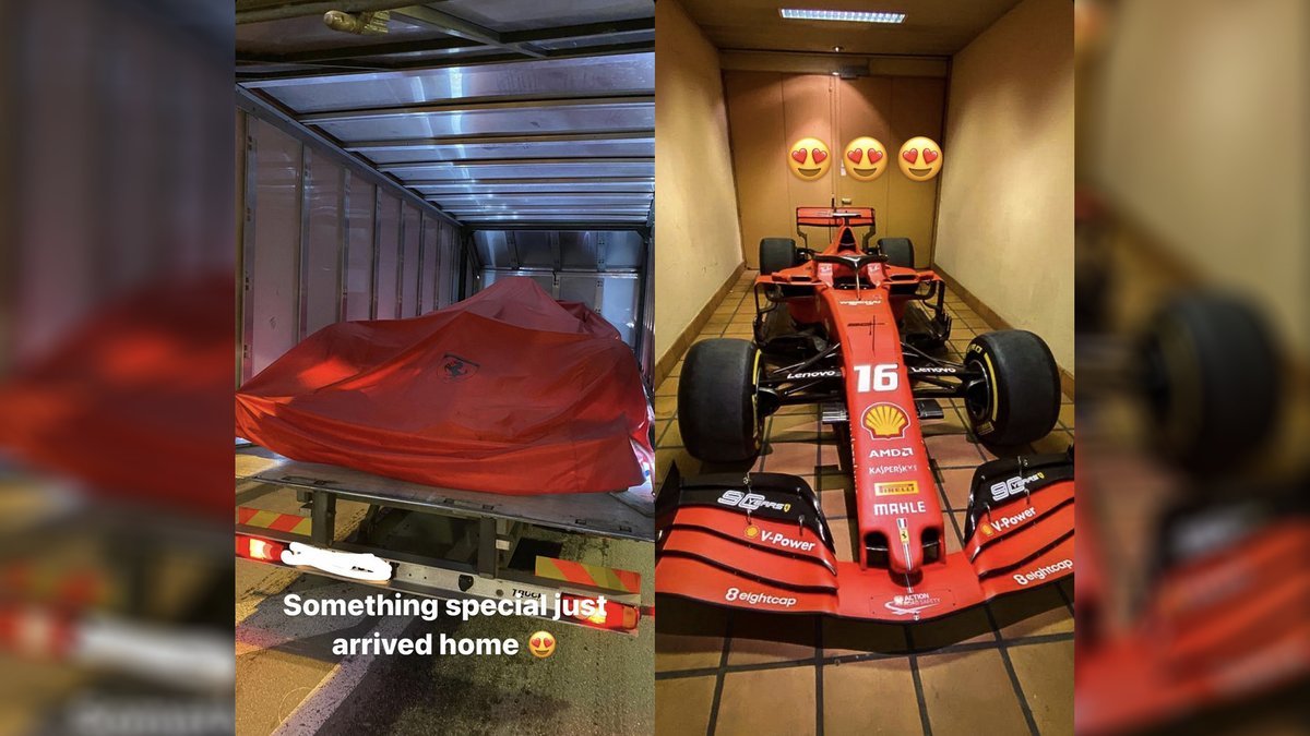 Ferrari подарила SF90 Шарлю Леклеру