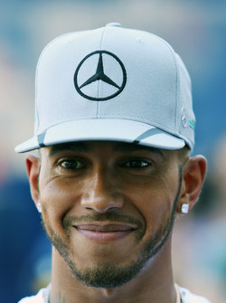 Lewis Hamilton, Mercedes AMG F1 with the media