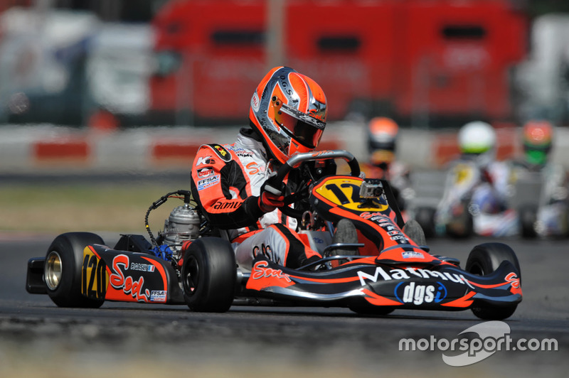 Pierre Gasly in de karting.