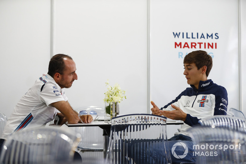 Robert Kubica, Williams Martini Racing, George Russell