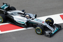 Lewis Hamilton, Mercedes AMG F1 Team W07 na spin