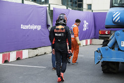 Max Verstappen, Red Bull Racing walks away following his crash