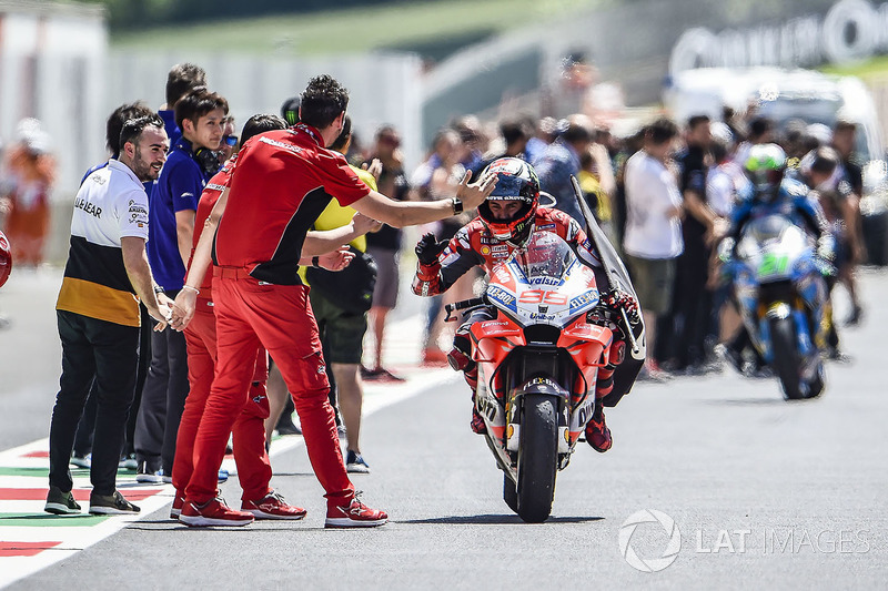 Ganador de carrera Jorge Lorenzo, Ducati Team