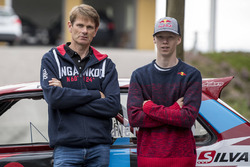 Kalle Rovanperä mit Marcus Gronholm