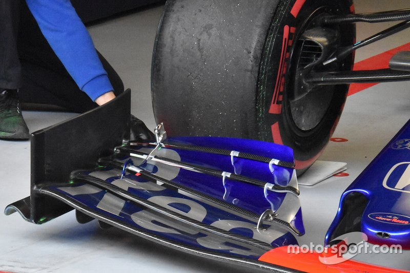 Toro Rosso : vue détaillée du nez