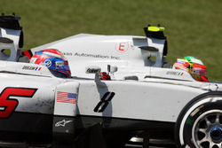Romain Grosjean, Haas F1 Team VF-16, und Esteban Gutierrez, Haas F1 Team VF-16