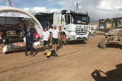 Schade aan de #304 Peugeot Sport Peugeot 3008 DKR: Carlos Sainz, Lucas Cruz