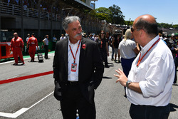 Chase Carey, Chief Executive Officer and Executive Chairman of the Formula One Group and Luca Colaja