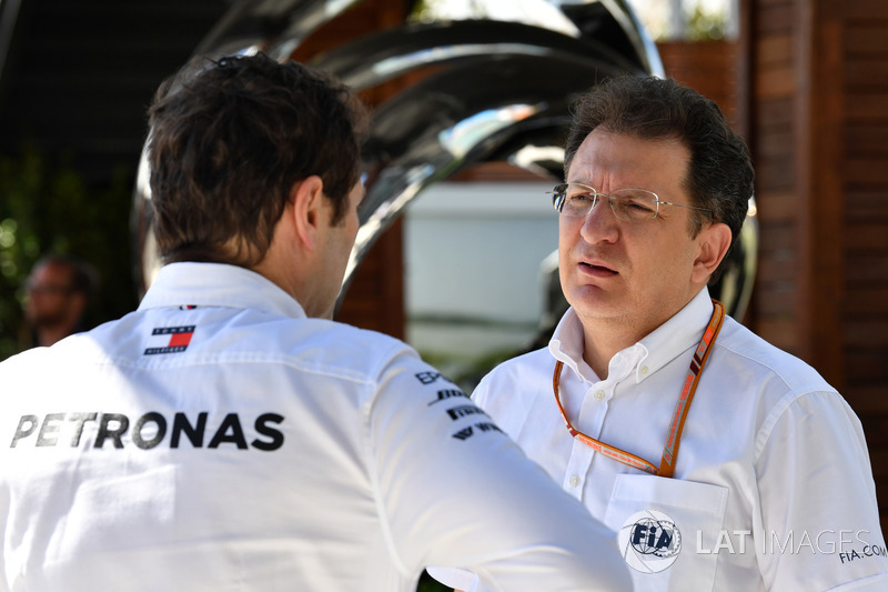 Aldo Costa tecnico Mercedes e Nicholas Tombazis, Responsabile tecnico delle monoposto FIA