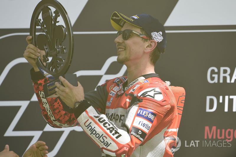 Podyum: Yarış galibi Jorge Lorenzo, Ducati Team