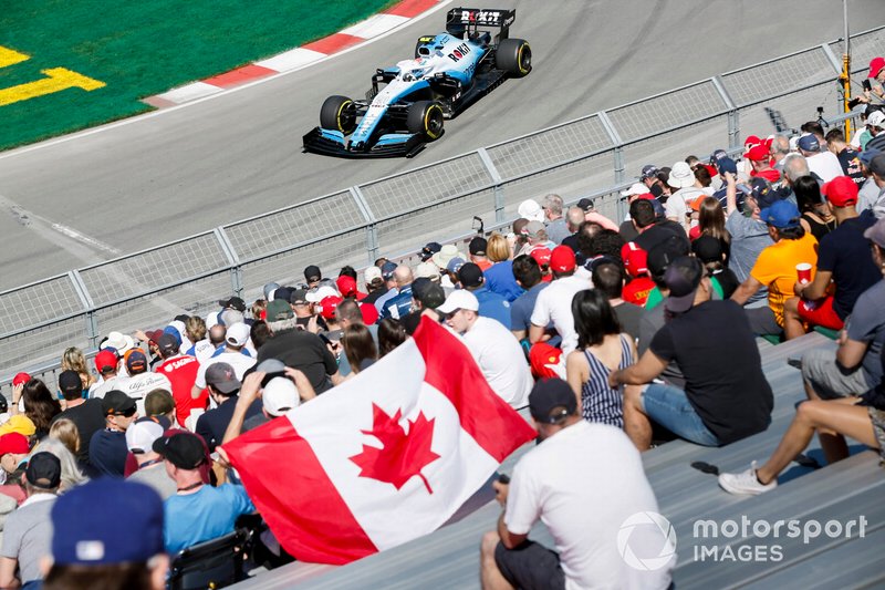 Латифи за рулем Williams FW42. Тренировка Гран При Канады