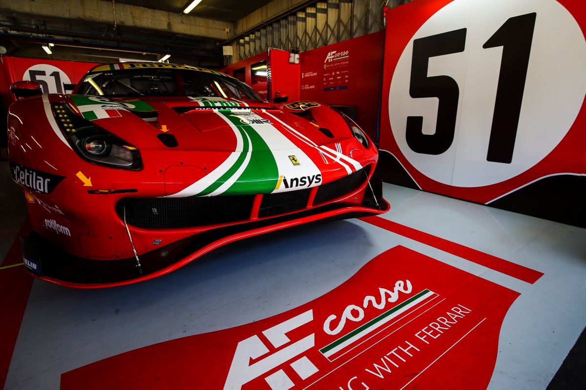 #51 AF Corse Ferrari 488 GTE EVO: Alessandro Pier Guidi, James Calado