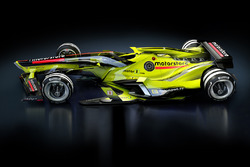 Fantasy F1 design van de toekomst