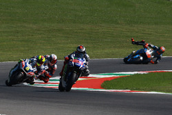 Jorge Lorenzo, Yamaha Factory Racing, Tito Rabat, Marc VDS Racing crashes