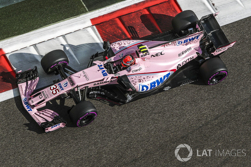 2017: Джордж Расселл, Force India, тренировки